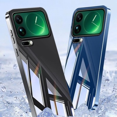 For Xiaomi 17 Pro Max, Luxury Phone Case Glossy Hybrid Armor Acrylic Shell Cover