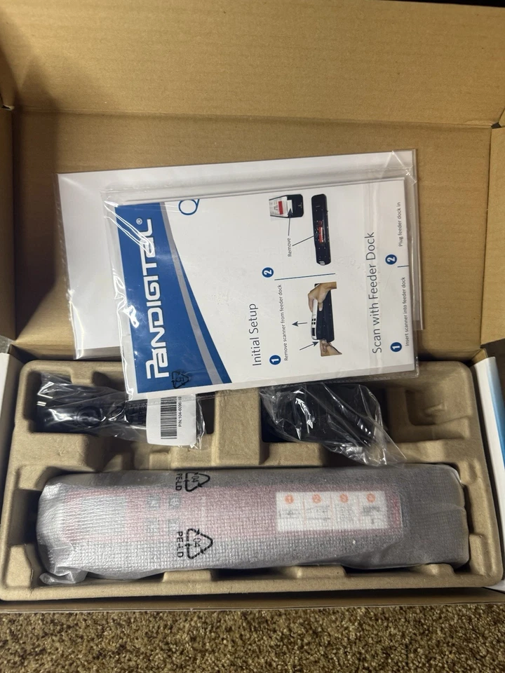 Pandigital Handheld Wand Scanner With Feeder Dock Red -OPEN BOX - Image 4 of 4