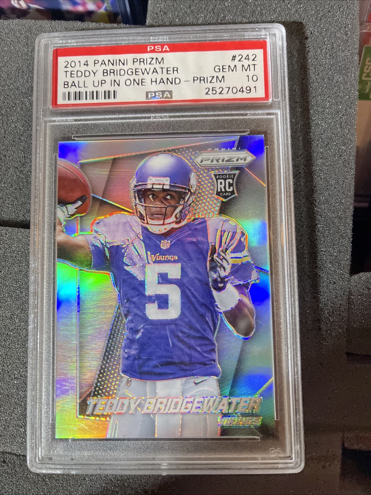 Teddy Bridgewater Panini Prizm #242 Variation 2-Camo Prizm