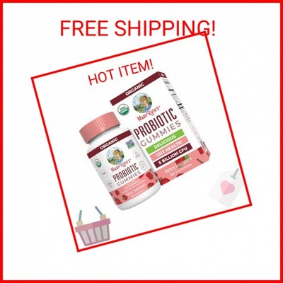 MARYRUTH'S USDA Organic Probiotic Gummies Probiotic Digestive Support | Immune S