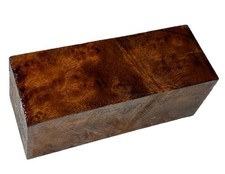 Camphor burl wood turning blank 2-1/8" x 2-1/8" x 5-1/2" e96 Dried Burl Wood