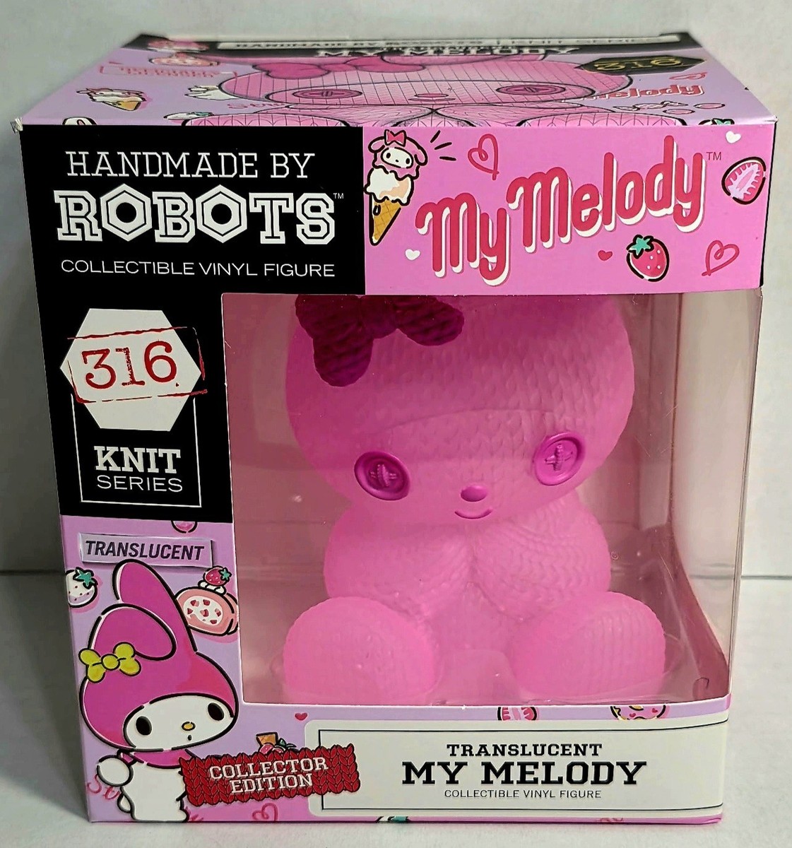 HANDMADE BY ROBOTS Translucent Hello Kitty Kuromi Cinnamoroll & My