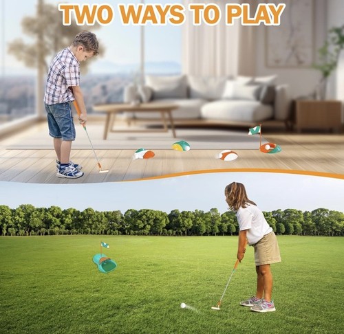 Kids Golf Set :Indoor/Outdoor Toddler Golf Sport Toys for Boys & Girls Aged 3-8 - Picture 3 of 6