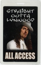 Weird Al Yankovic 2006 Straight Outta Lynwood tour AA Laminated Backstage Pass