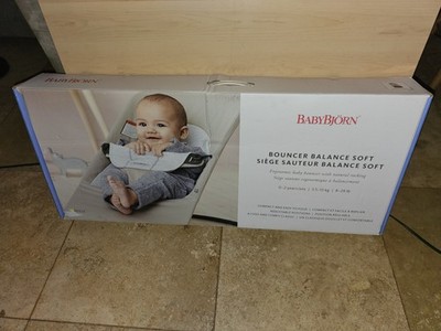 BabyBjörn Bouncer Balance Soft - Dark Gray/ Gray Jersey COMPLETE IN BOX
