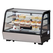 5 Cu.ft Commercial Refrigerated Display 35" Countertop Bakery Showcase w/LED