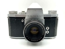 Praktica IV F Rikenon 55mm f/2.8 Kit analogique 35mm Argent Boîtier Bon état