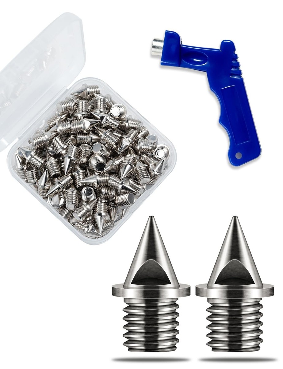 50 PCS 1/4 Inch Stainless Steel Track Spikes Running Cross Country