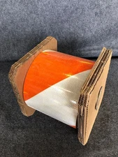 3M 446L Diamond Grade DG3 Pre-Striped Barricade Sheeting 8" x 100 Yards *