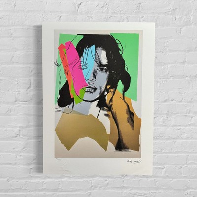 Andy Warhol Mick Jagger Lithographie auf Arches 300gsm 42x59 cm