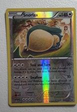 Snorlax 77/124 Fates Collide Reverse Holo