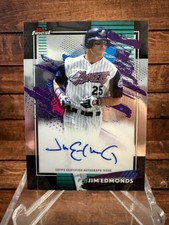 2026 Topps Finest Jim Edmonds Auto FA-JE Angels On Card Autograph