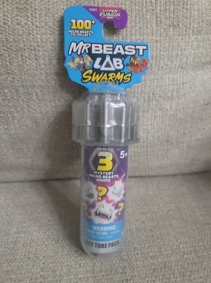  Mr Beast Lab Swarms Test Tube Mystery Micro Beasts Mix Shake Create NEW 