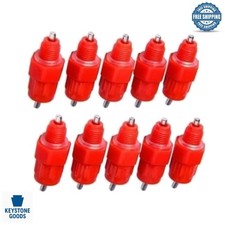 Red Automatic Poultry Watering Nipples   Easy Installation  Leak-Proof, Dog,...