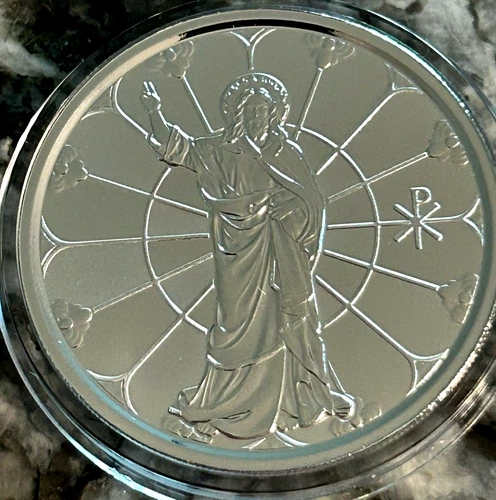2022 Samoa Mint 2 Tala Light of Jesus Christ Bullion-0.999 Silver 1 Oz Art Coin
