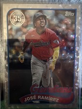 2024 Topps Series 1 - 1989 Topps Baseball Foil Jose Ramirez #89B-44