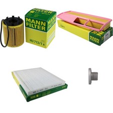 MANN-FILTER Inspektionspaket Filterset für Fiat Doblo Kasten/Kombi 1.3 D