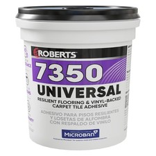ROBERTS Universal Resilient Flooring Vinyl-Backed Carpet Tile Adhesive 1 Gallon