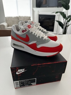 Nike Air Max 1  86 OG   White/University Red   Women s 6.5 (Men s 5)   New