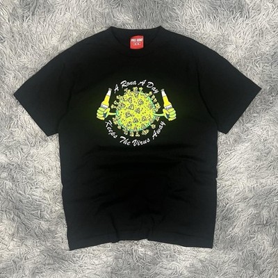 Full Send T-Shirt A Rona A Day Keeps The Virus Away Beer T-Shirt Size Medium