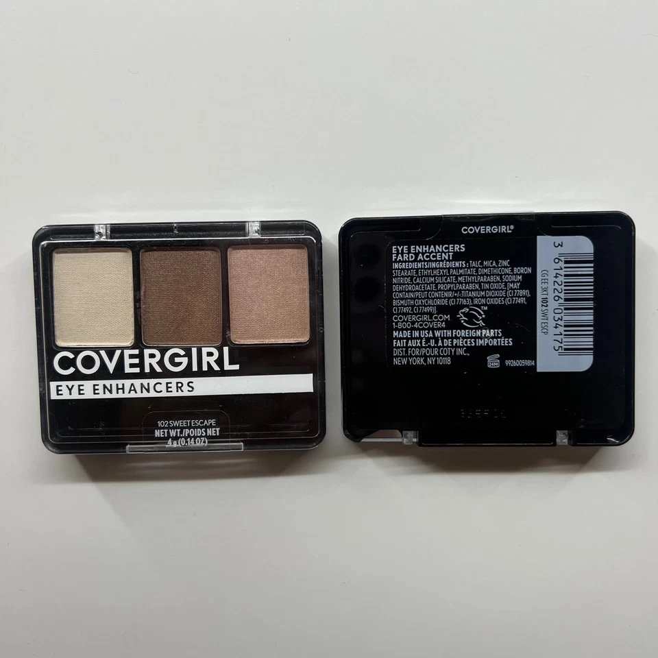 2 Pack: CoverGirl Eye Enhancers *#102 Sweet Escape* 3-Kit Eye Shadow - Image 2 of 2