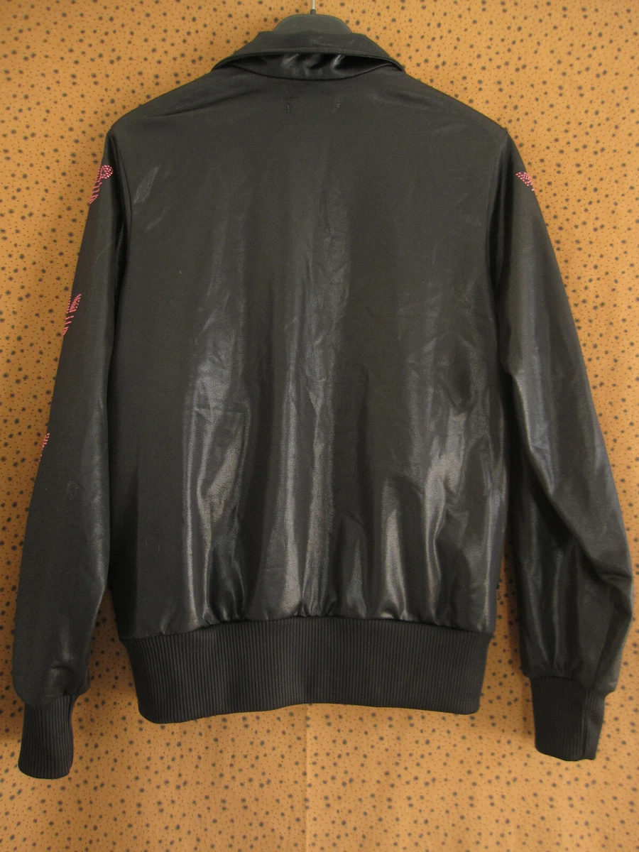 Veste Adidas Chile 62 Originals Jacket Noir trefoil rose Femme
