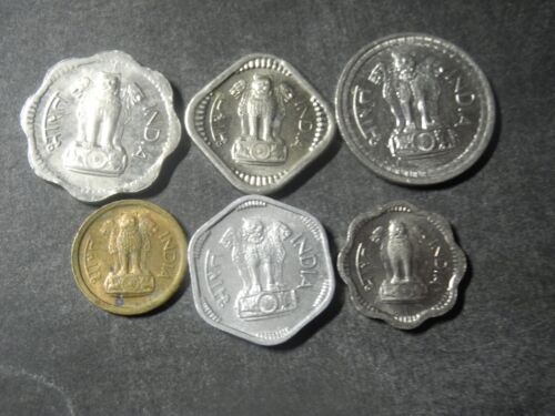 5158 - INDIA - SIX COINS