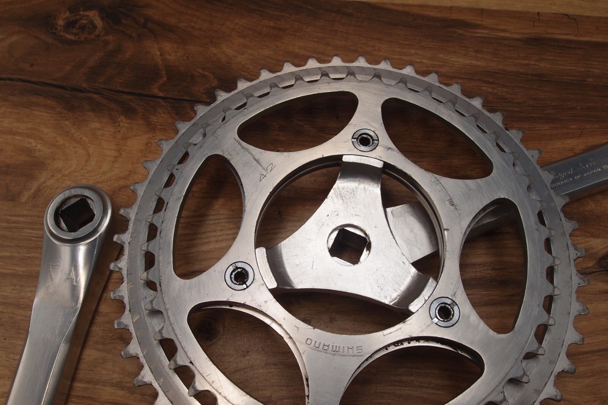 Pédalier Vintage Shimano 600 GC-100 - 50/42 Dents, 170mm - Vélo Route/course - Occasion