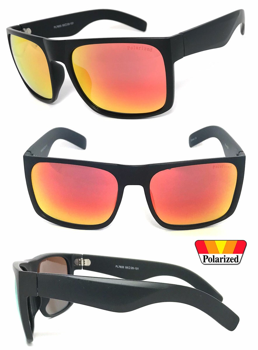 Polarized Vintage Retro Large Big Square Frame Sunglasses  display picture 2