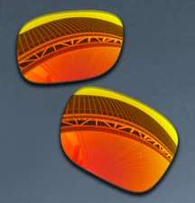 Fire Red POLARIZED Replacement Lenses for Oakley Holbrook Mix AF OO9385 57mm