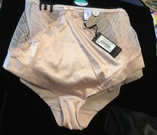 2 X Women  s Plus Size Panties. Tu. Sz. UK 24. I Black, 1 Beige. NEW.