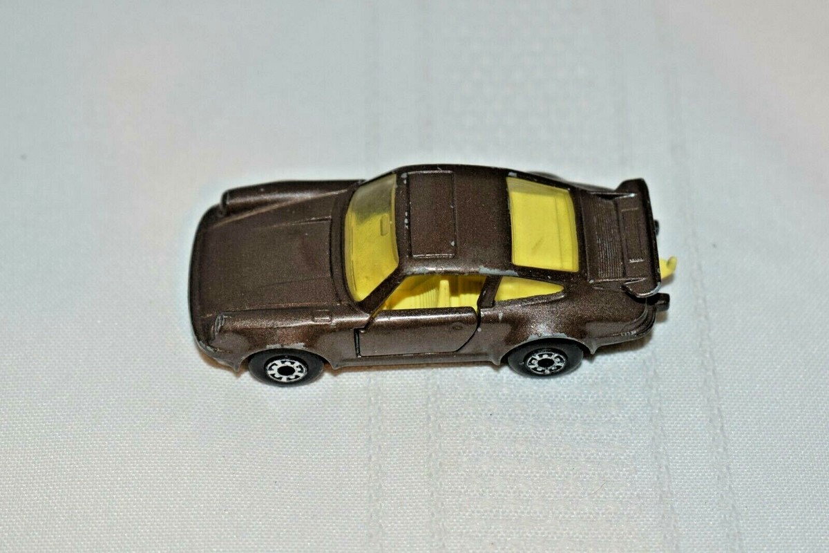 1978 Lesney Matchbox Superfast Brown No. 3 Porsche Turbo, England