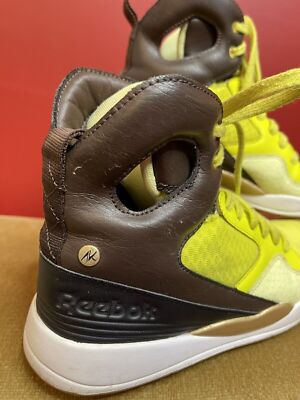 Reebok AK Alicia Keys Collaboration Hight Top Leather Yellow Brown