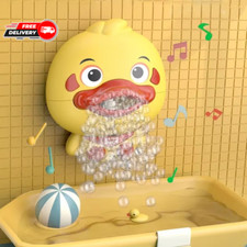 Baby Bath Bubble Maker   Cute Duck, Crab, Frog with Music  Automatic Bubbles