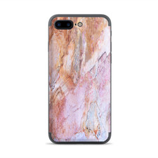 Apple iPhone 7 / 8 Plus Skins Decal Wrap Rose Peach Pink Marble Pattern