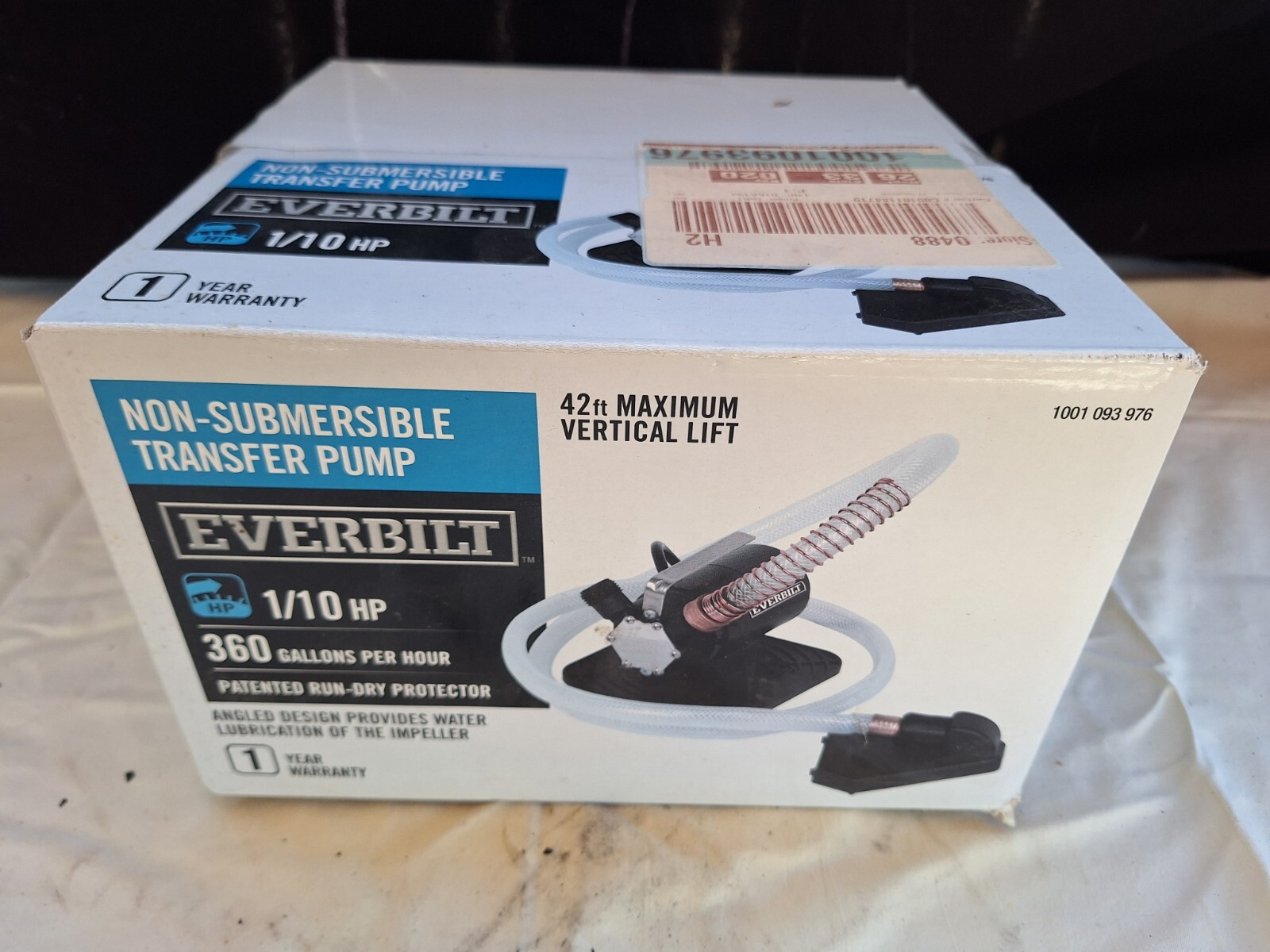 everbilt non submersible transfer pump