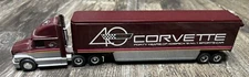 ERTL American Muscle 1/64 Scale Diecast Car Transporter Corvette Forty Years Of 