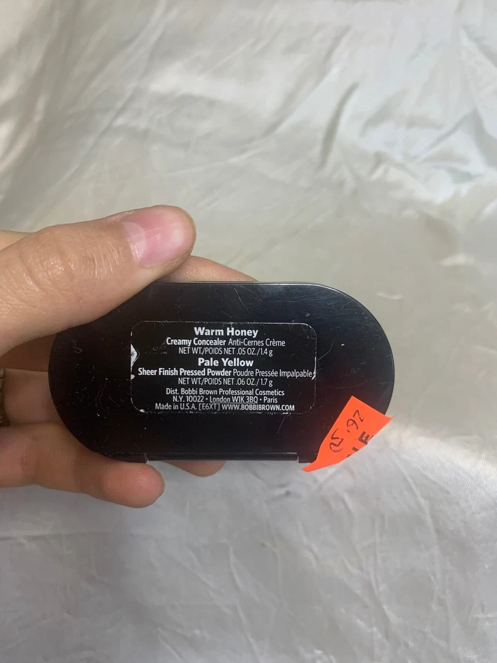 Polvo prensado con acabado transparente Bobbi Brown 1,7 g y corrector cremoso de 1,4 g (nuevo) Foto 2 de 4