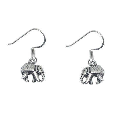 Collar de Plata Esterlina 925 Elefante Pendientes Niñas Mujeres Cumpleaños Día de la Madre - Imagen 2 de 10