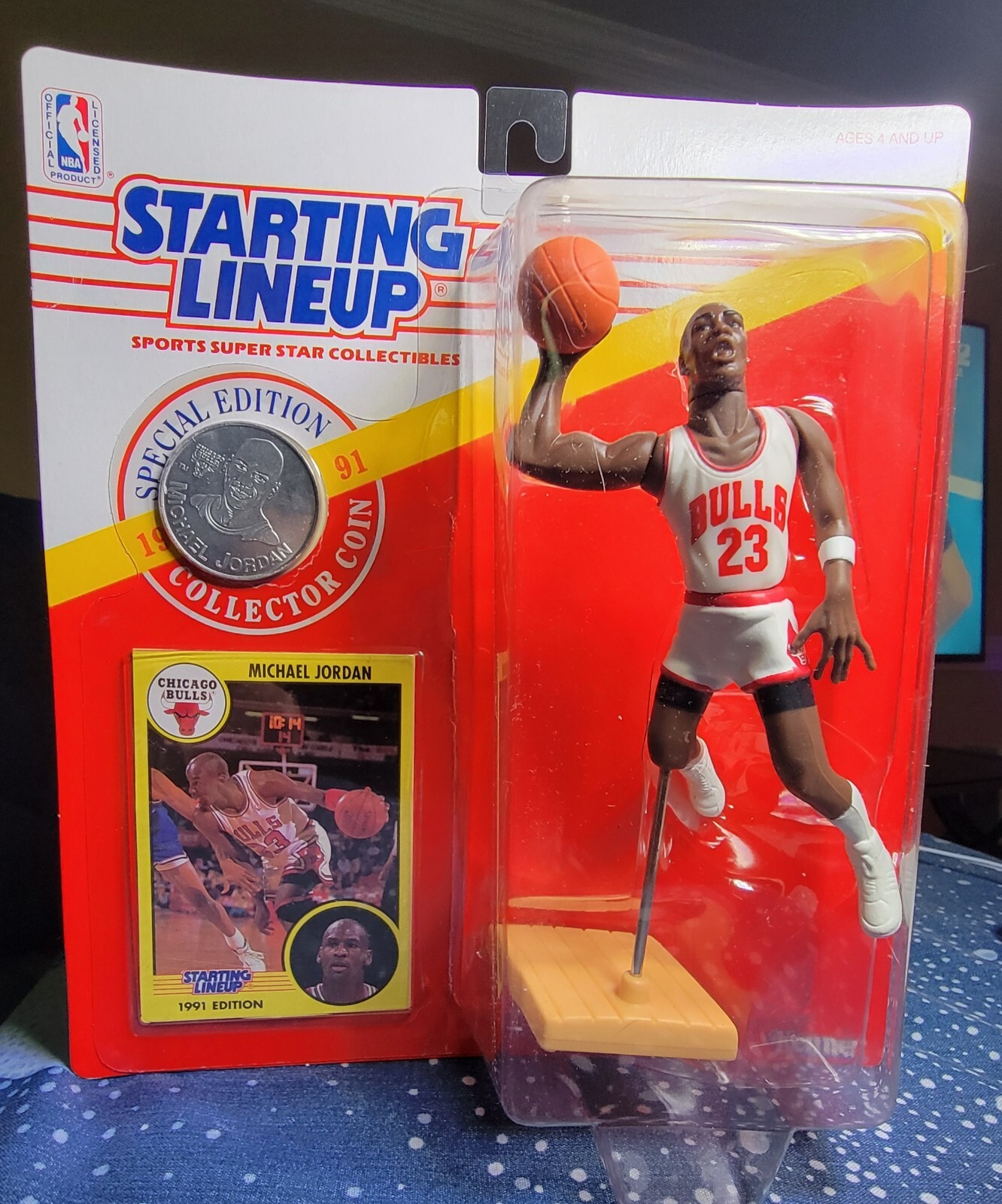 1991 Kenner Starting Lineup Special Edition Michael Jordan Chicago Bulls Figure