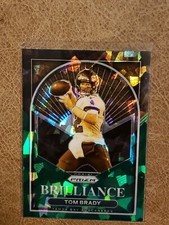 2022 Prizm Football Brilliance Tom Brady Green Ice