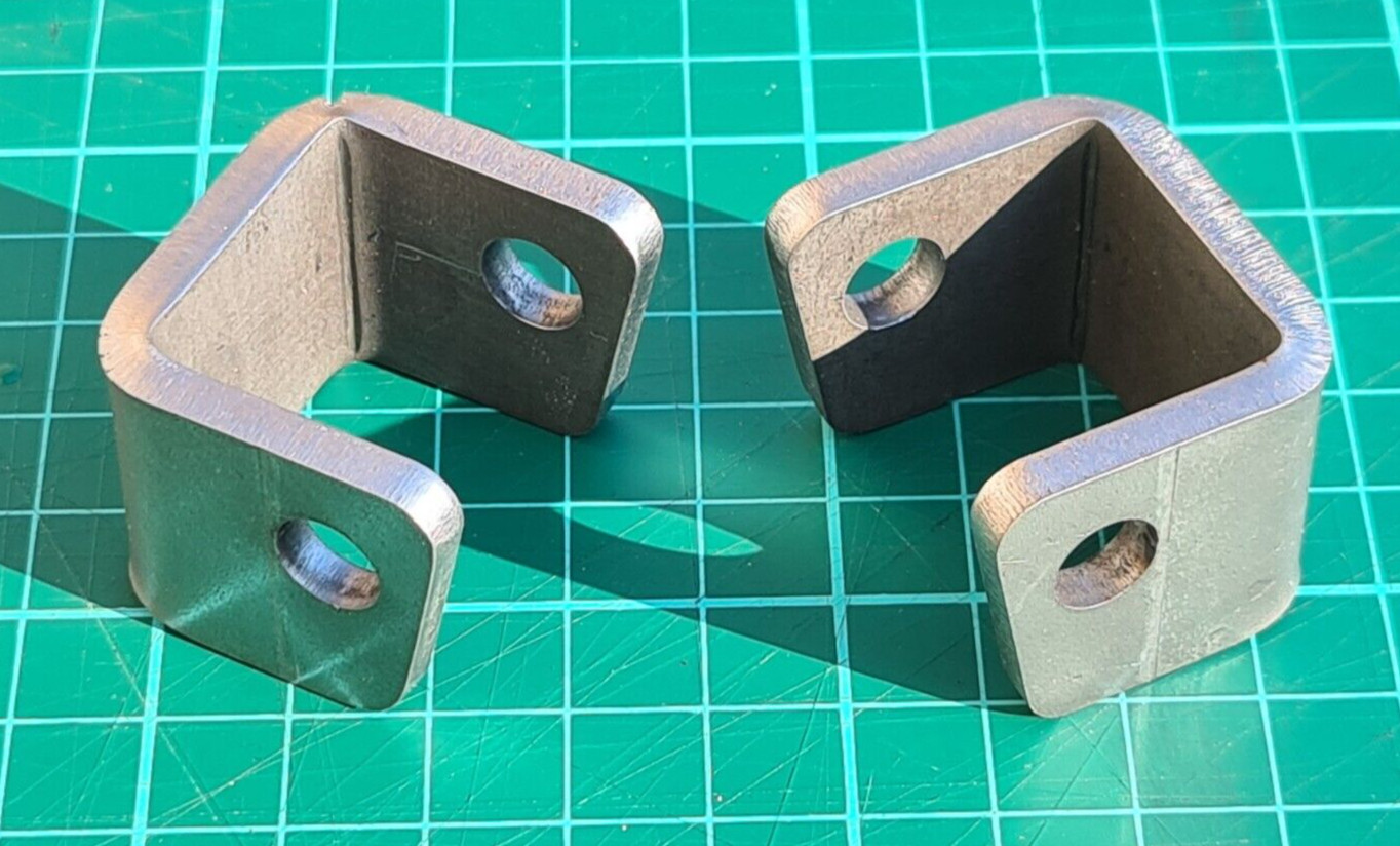 TRIALS BIKE Motor Footrest Mounting Brackets Weld On Twinshock Pre65 ACM