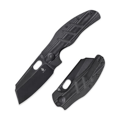 Kizer C01C(XL) Sheepsfoot Folding Knife 154CM Steel Blade Micarta Handle V5488C5