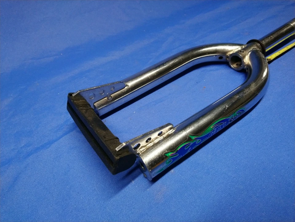 GTX STYLE CHROME FRONT FORKS FOR 16" WHEELS; 1" x 132 mm STEERER - Image 4 of 4