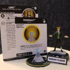 LOKI and TESSERACT OBJECT - 047  s006 - SUPER RARE Disney  Plus Heroclix 47