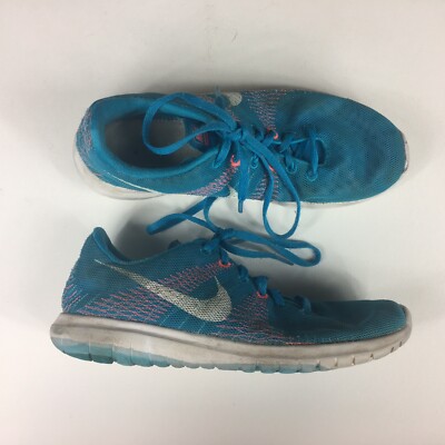 Nike Women’s Flex Fury Running Shoes Baby Blue Sneakers 705299- 401 