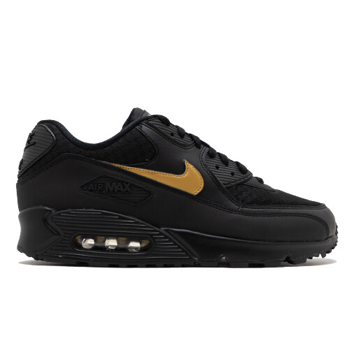 black and gold nike air max