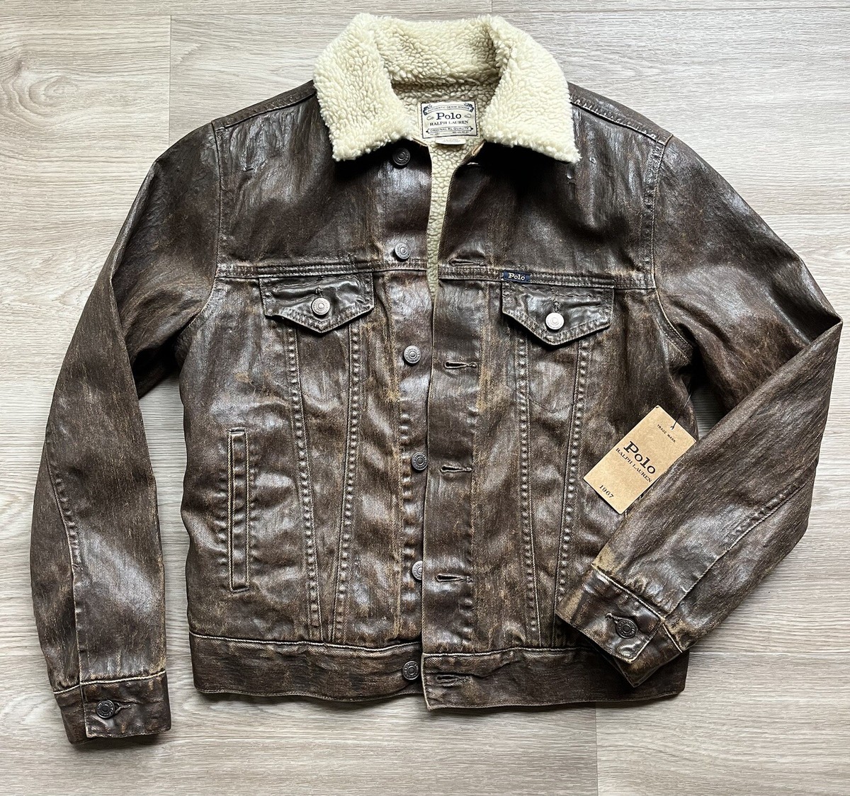 Polo Ralph Lauren Fleece Lined Trucker Jacket Women's Size