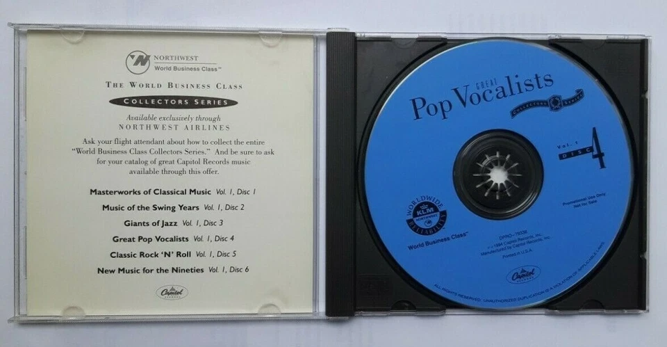 v/a GREAT POP VOCALISTS (Volume 1, Disc 4) CD | NM | Capitol Records DPRO 79338 - Bild 3 von 3
