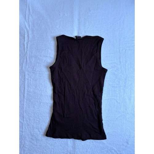 Vintage Y2K BaBa Maui tartarughe marine marrone canotta camicia donna XL * - Foto 5 di 7